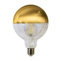 MiLagro Żarówka G125 Gold LED dekoracyjne oświetlenie