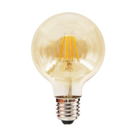 MiLagro Żarówka G80 Amber E27 stylowe oświetlenie