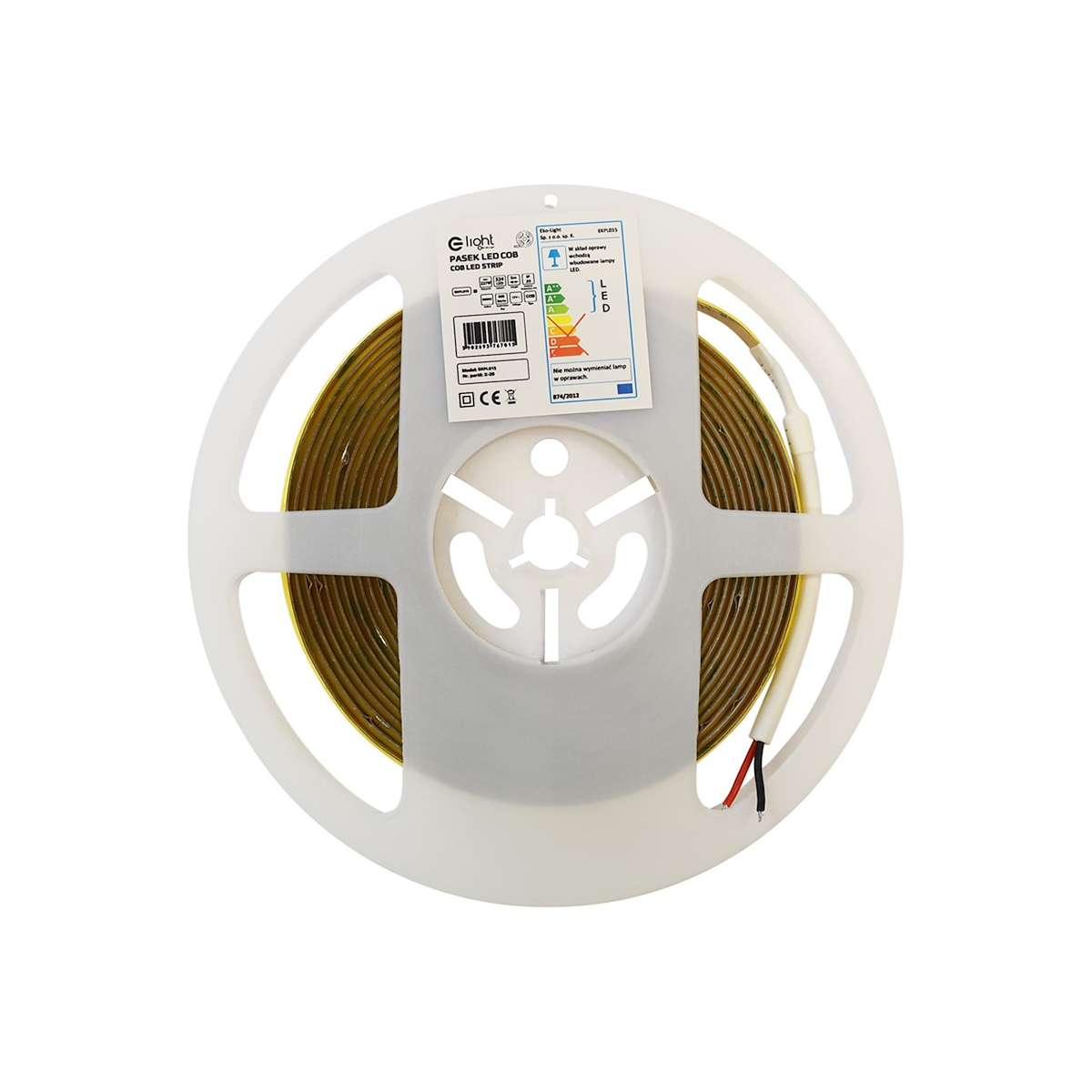 MiLagro Taśma LED COB 6500K designerskie lampy LED