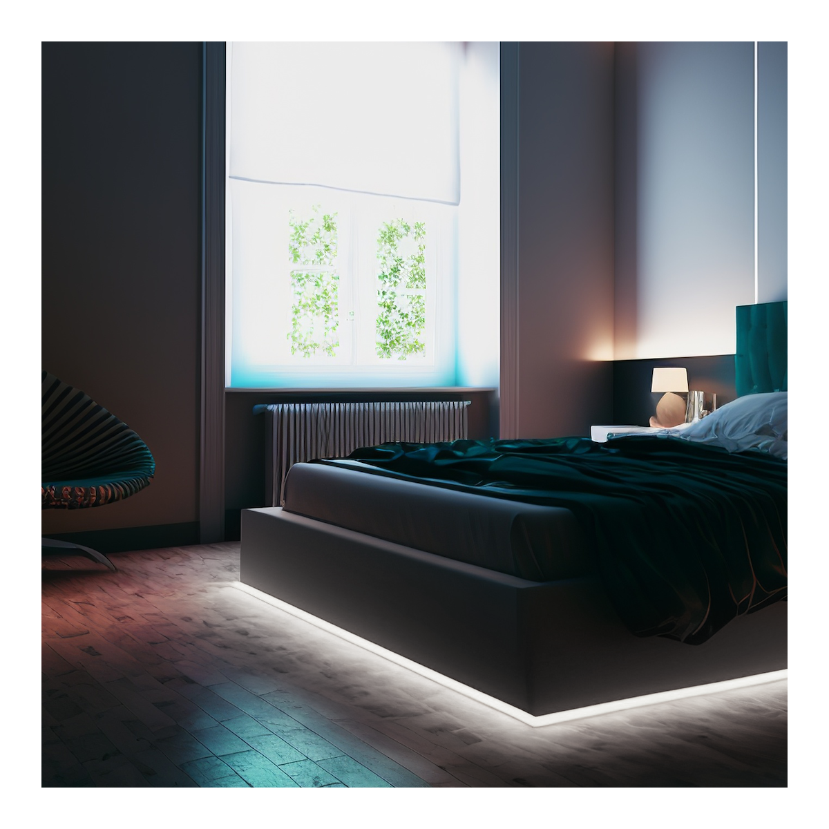 MiLagro Taśma LED COB 6500K designerskie lampy LED