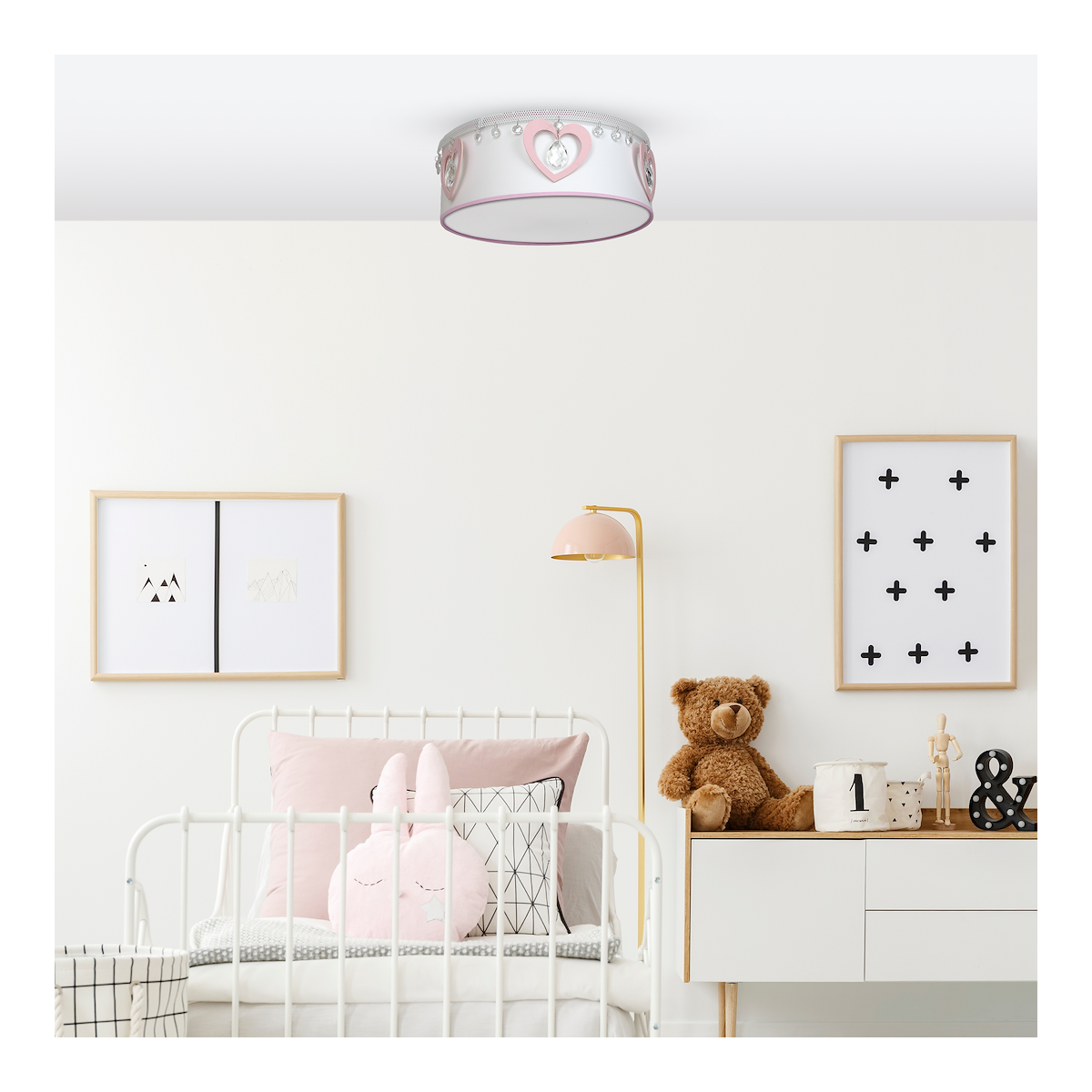 MiLagro Lampa sufitowa HEART 2xE27 MLP8279