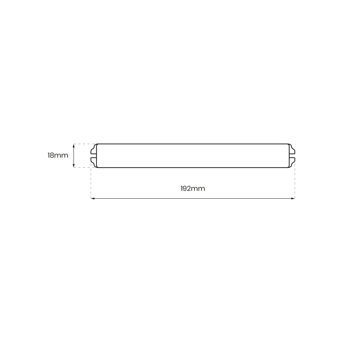 MiLagro Zasilacz LED Slim 24W eleganckie oświetlenie