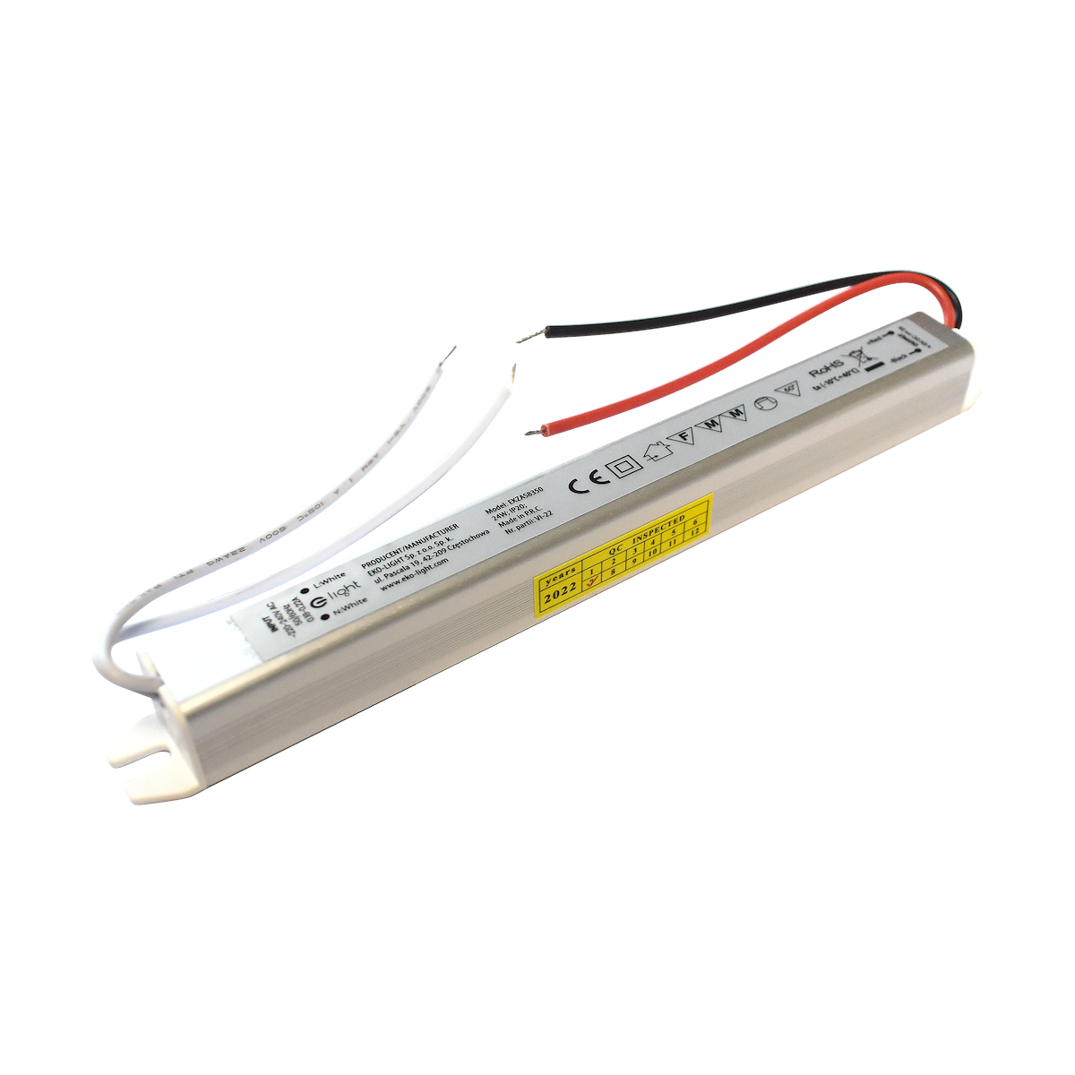 MiLagro Zasilacz LED Slim 24W eleganckie oświetlenie