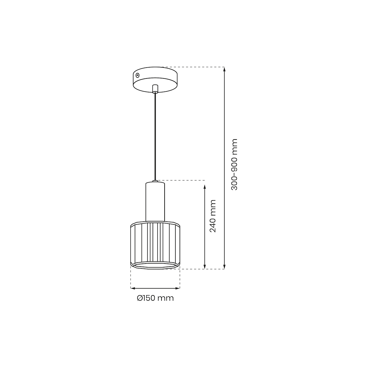 MiLagro Lampa CRISTAL 1xE27 designerskie oświetlenie