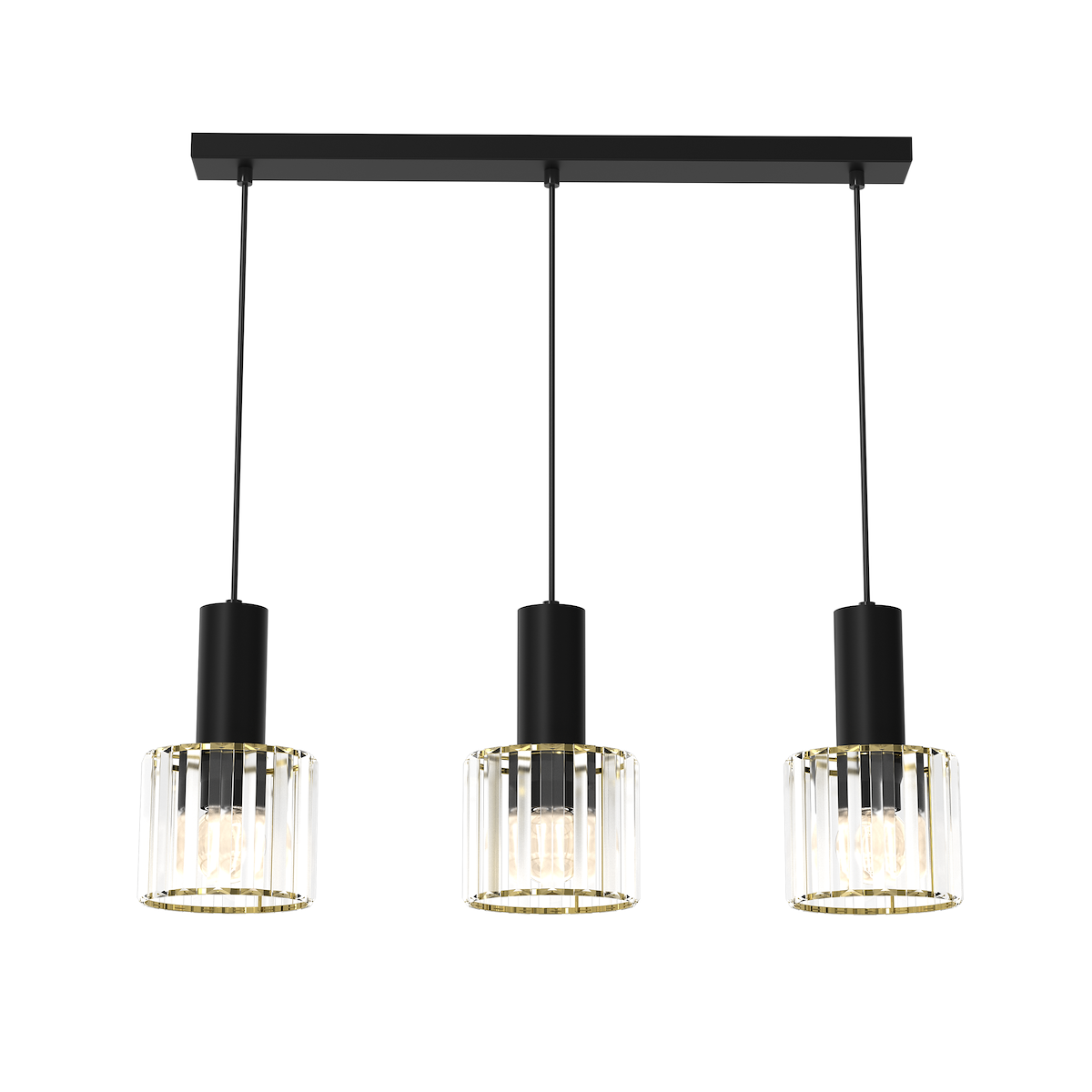 MiLagro Lampa CRISTAL 3xE27 stylowe oświetlenie