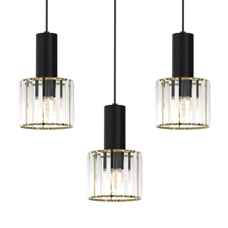 MiLagro Lampa wisząca CRISTAL 3xE27 MLP8361