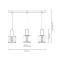 MiLagro Lampa CRISTAL 3xE27 stylowe oświetlenie