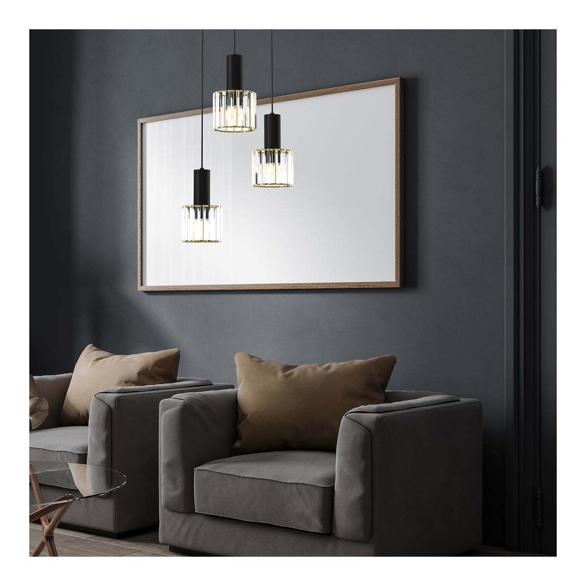 MiLagro Lampa CRISTAL glamour ekskluzywne oświetlenie