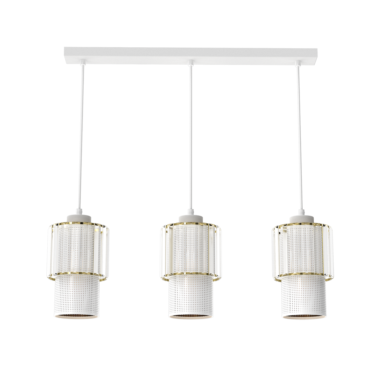 MiLagro Lampa BLANCO 3xE27 nowoczesne oświetlenie