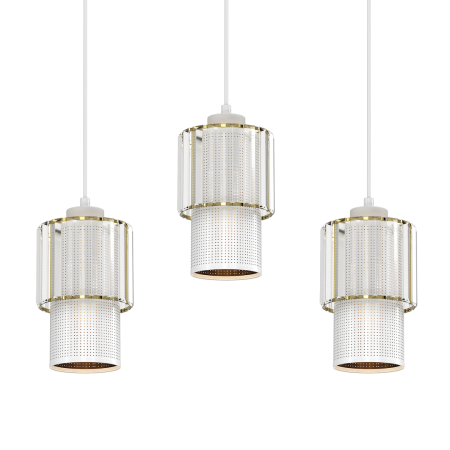 MiLagro Lampa BLANCO 3xE27 nowoczesne oświetlenie