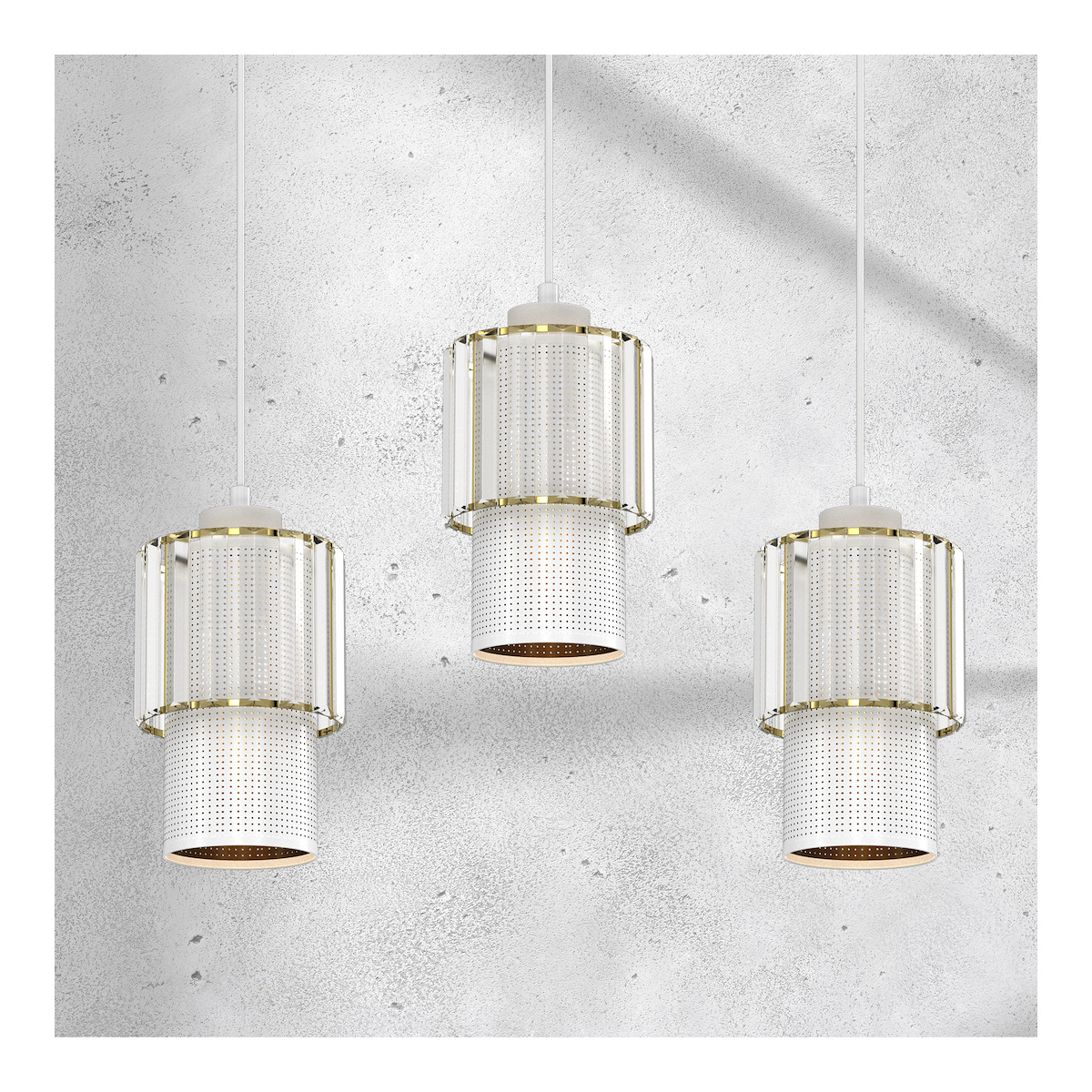 MiLagro Lampa wisząca BLANCO 3xE27 MLP8365