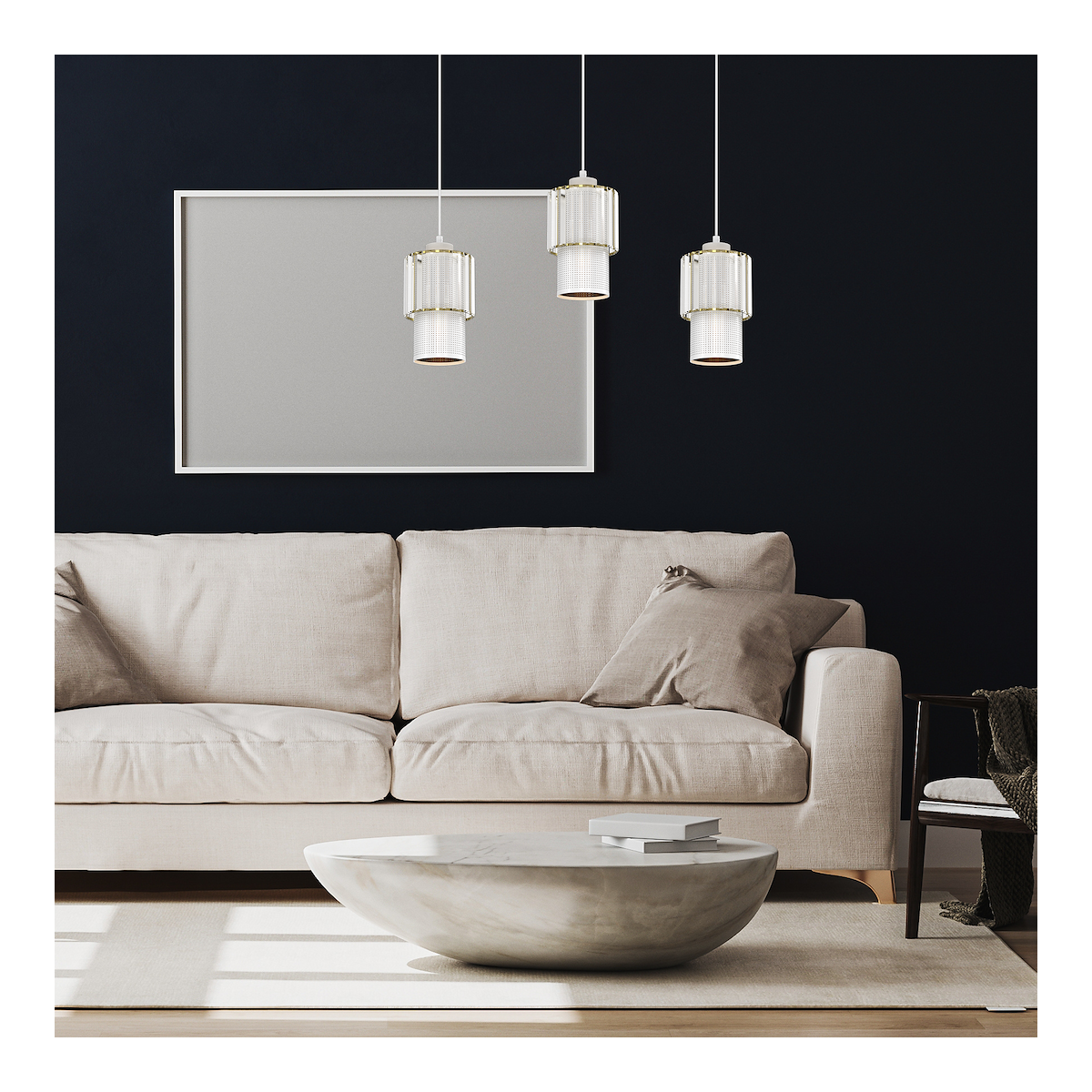 MiLagro Lampa wisząca BLANCO 3xE27 MLP8365
