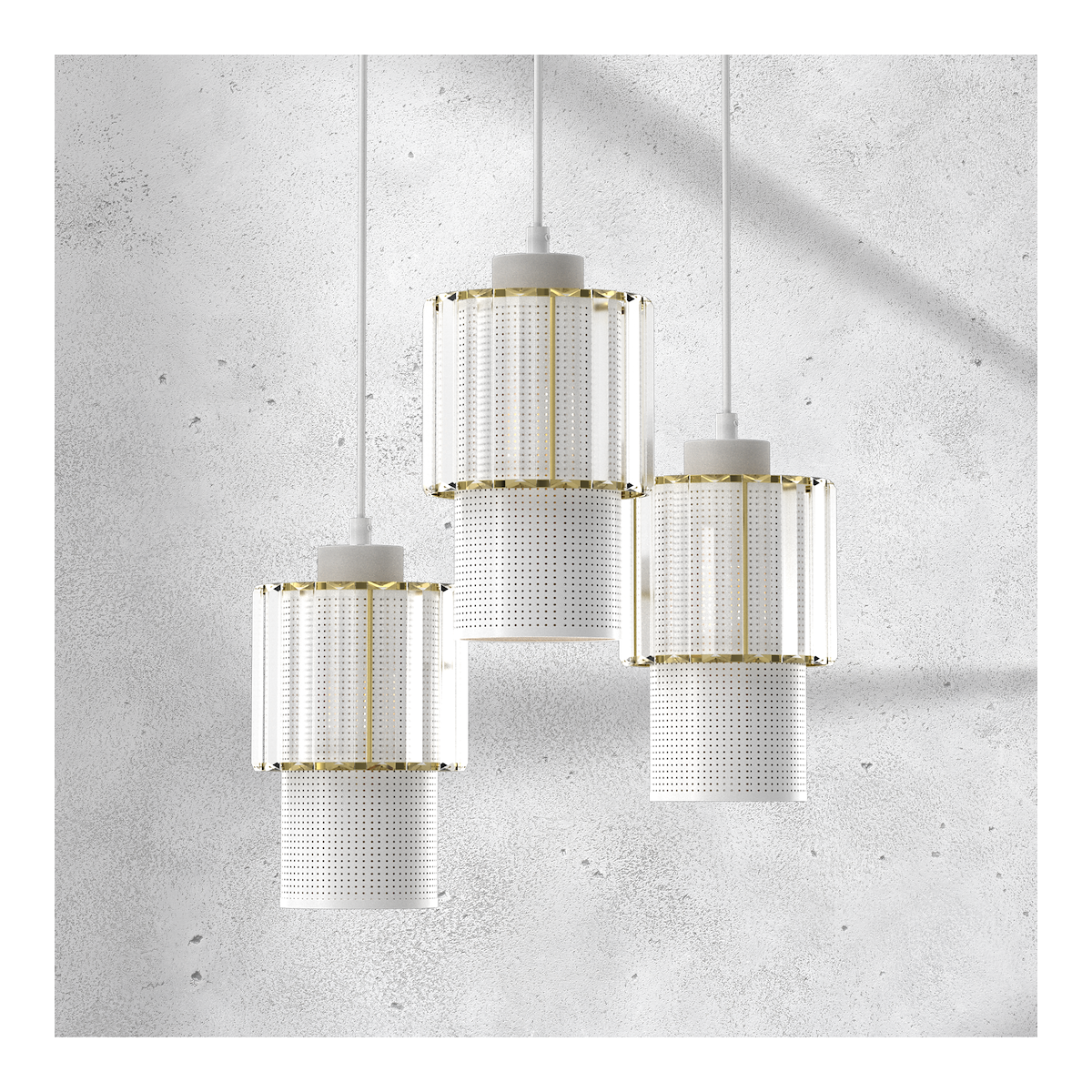 MiLagro Lampa wisząca BLANCO 3xE27 MLP8366