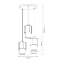 MiLagro Lampa wisząca BLANCO 3xE27 MLP8366