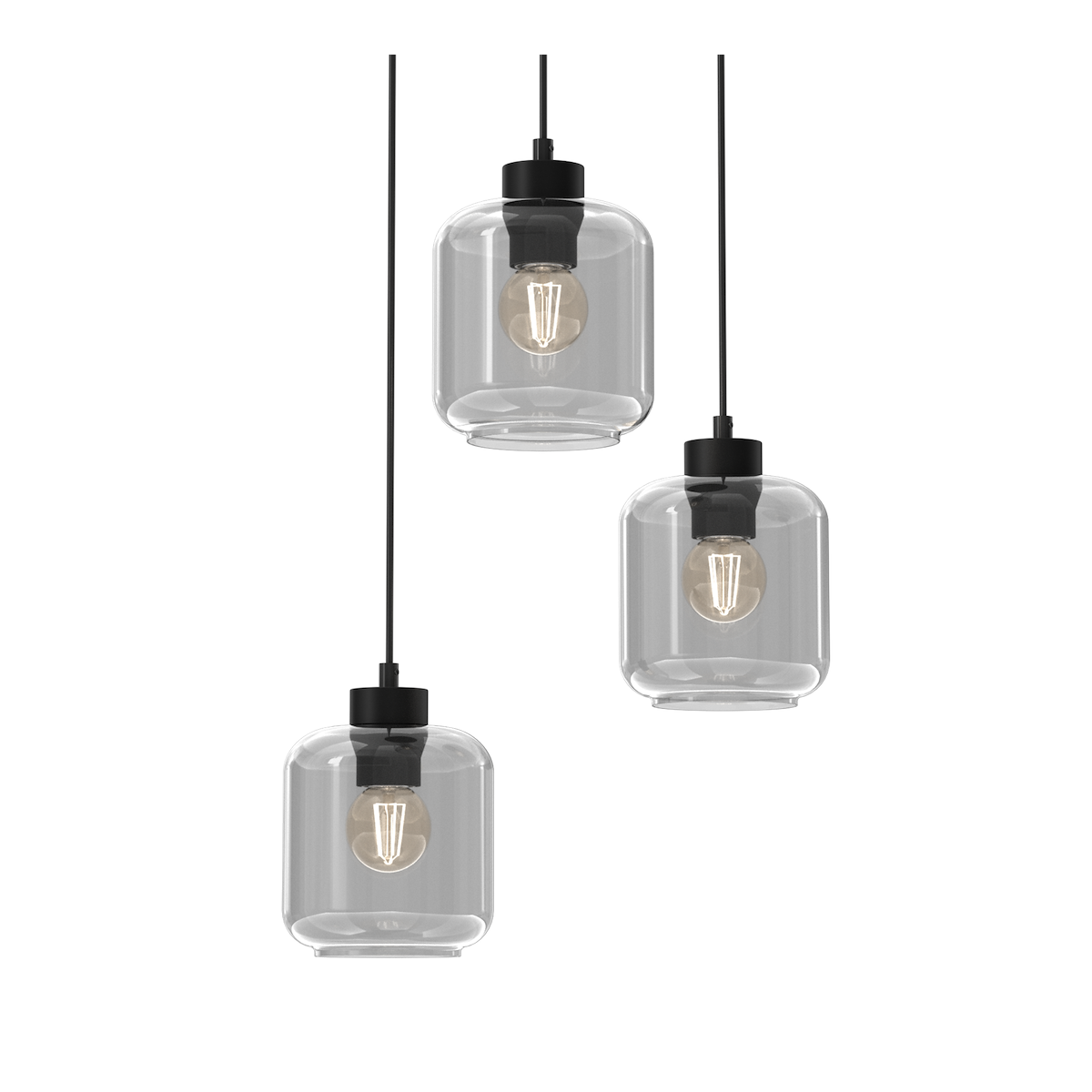 MiLagro SOMBRA loft 3xE27 wyjątkowa iluminacja