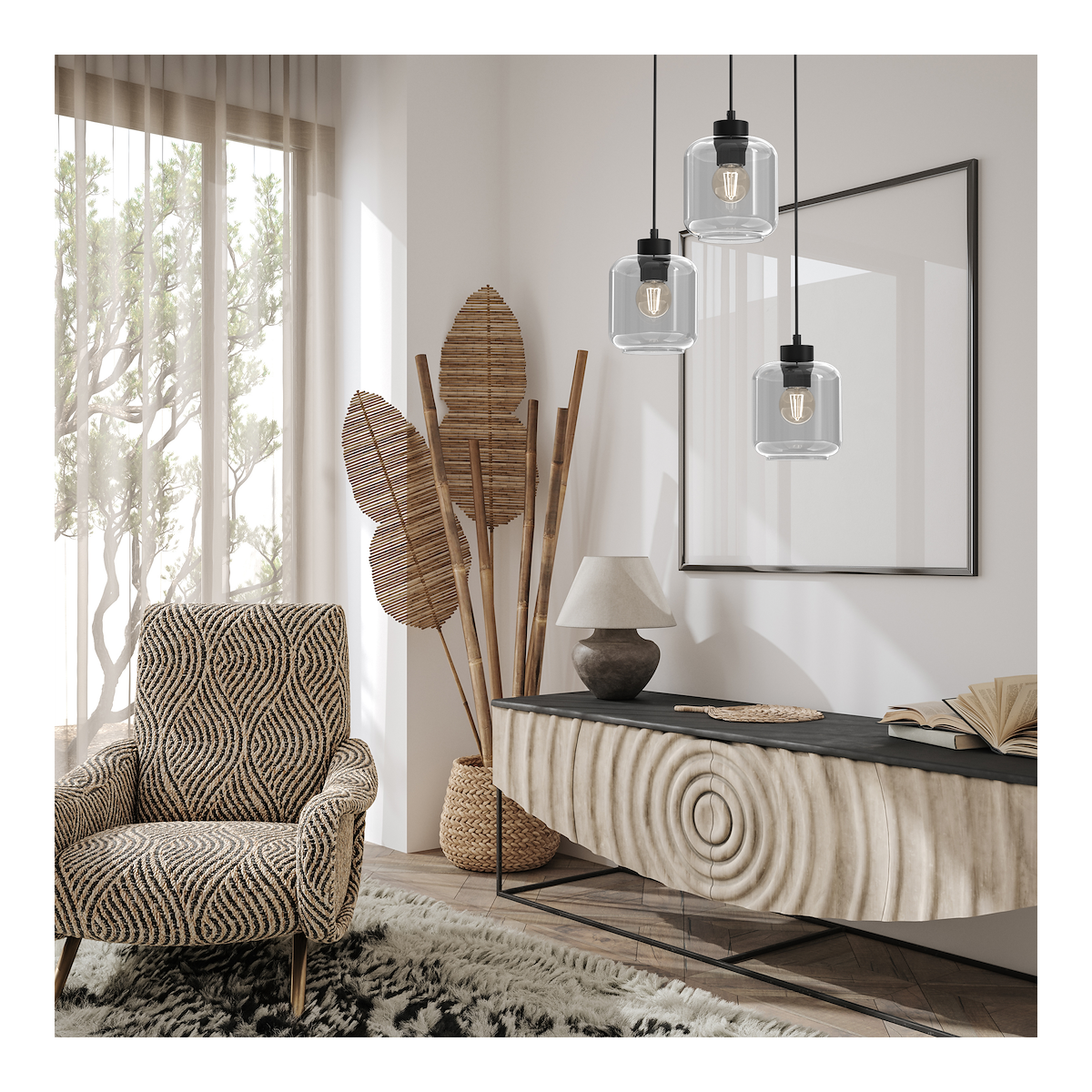 MiLagro SOMBRA loft 3xE27 wyjątkowa iluminacja