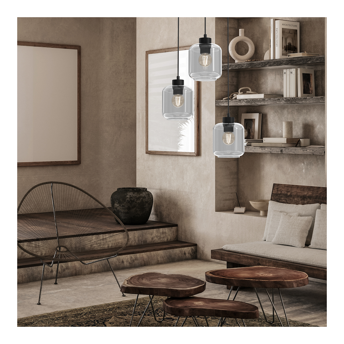 MiLagro SOMBRA loft 3xE27 wyjątkowa iluminacja