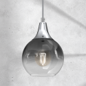 MiLagro Lampa wisząca MONTE SILVER fi 150 1xE27 MLP8321
