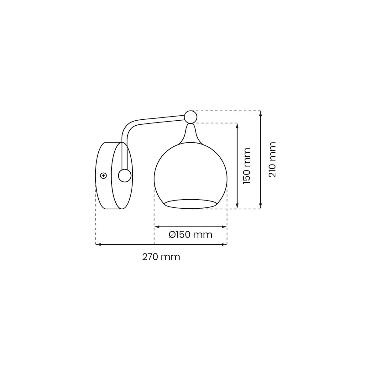 MiLagro Kinkiet MONTE GOLD 1xE27 MLP8399