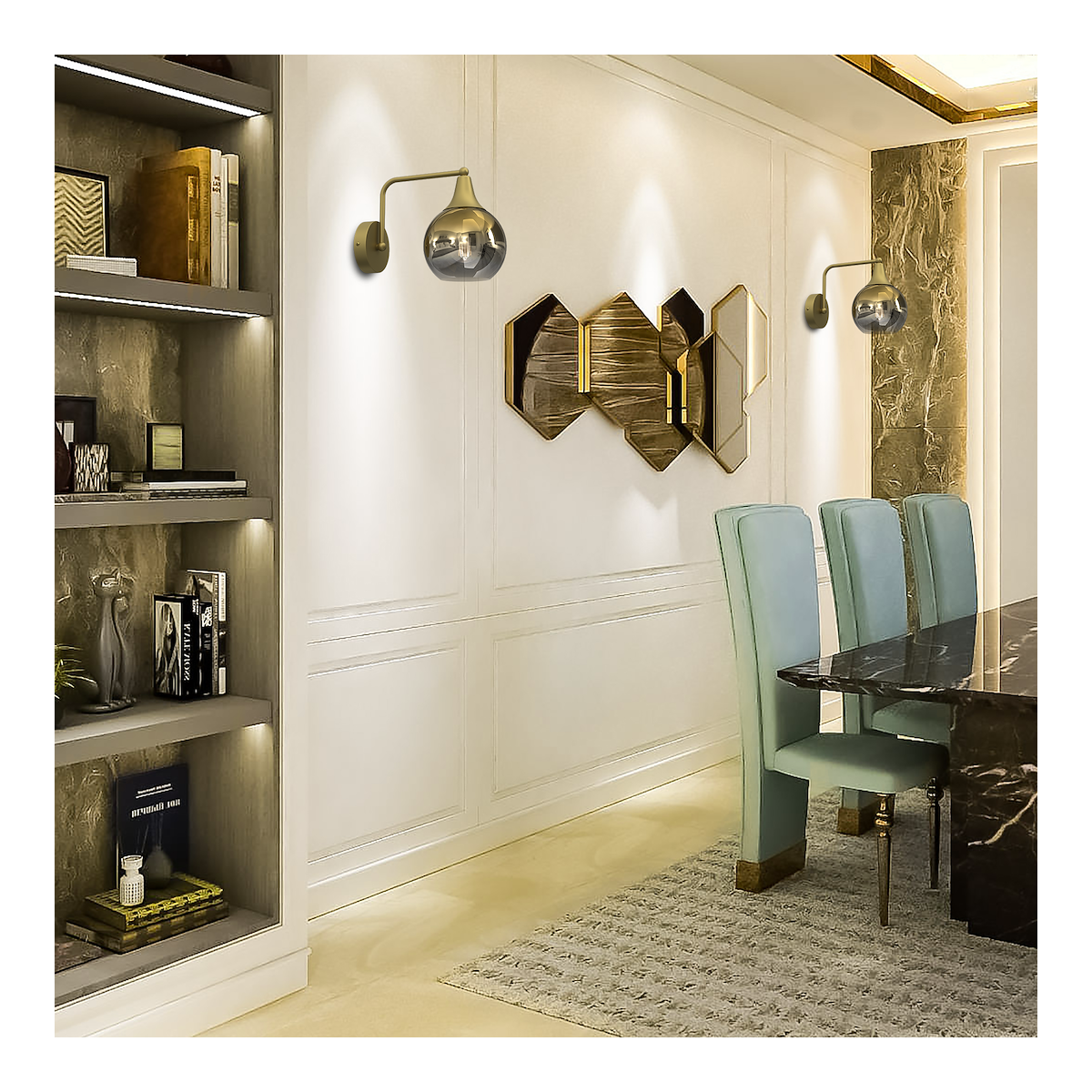 MiLagro Kinkiet MONTE GOLD 1xE27 MLP8399