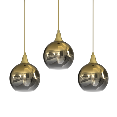 MiLagro MONTE GOLD 3xE27 nowoczesne lampy do wnętrz