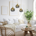 MiLagro MONTE GOLD 3xE27 nowoczesne lampy do wnętrz