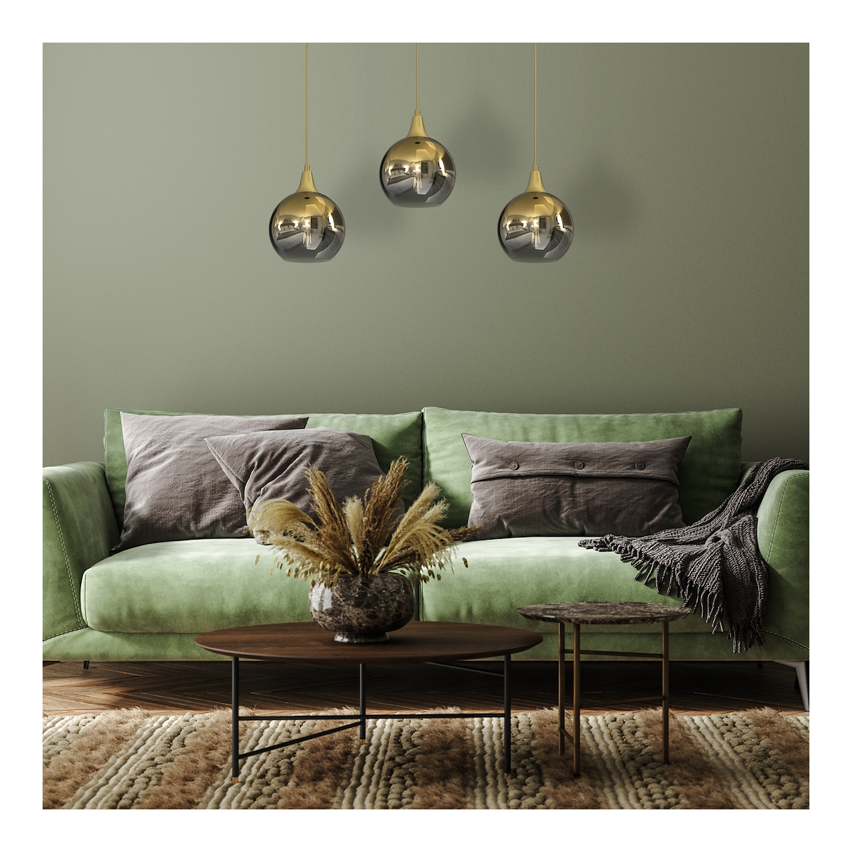MiLagro MONTE GOLD 3xE27 nowoczesne lampy do wnętrz