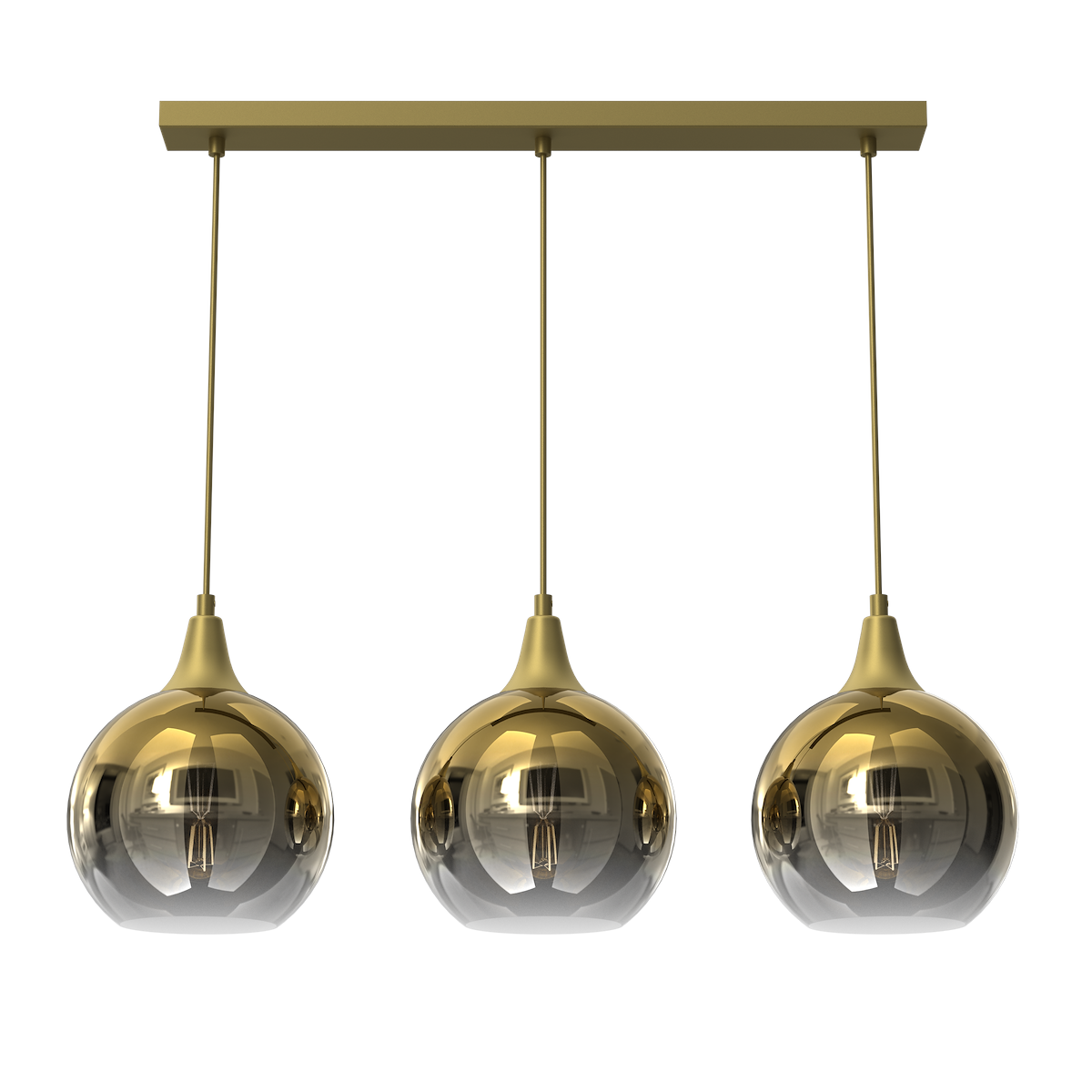 MiLagro MONTE GOLD 3xE27 nowoczesne lampy do wnętrz
