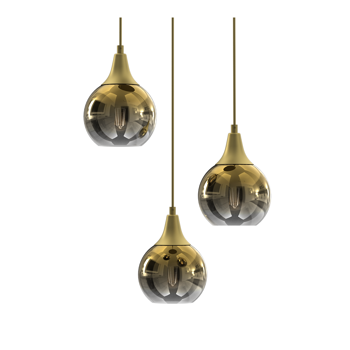 MiLagro MONTE GOLD MLP8403 designerskie lampy LED