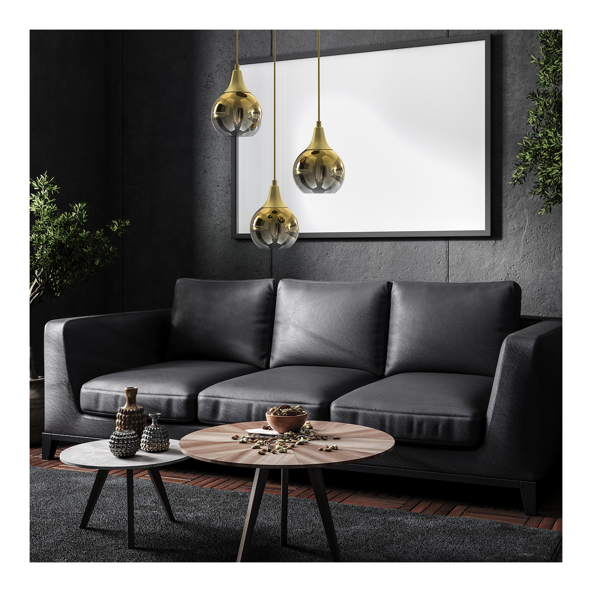 MiLagro MONTE GOLD MLP8403 designerskie lampy LED
