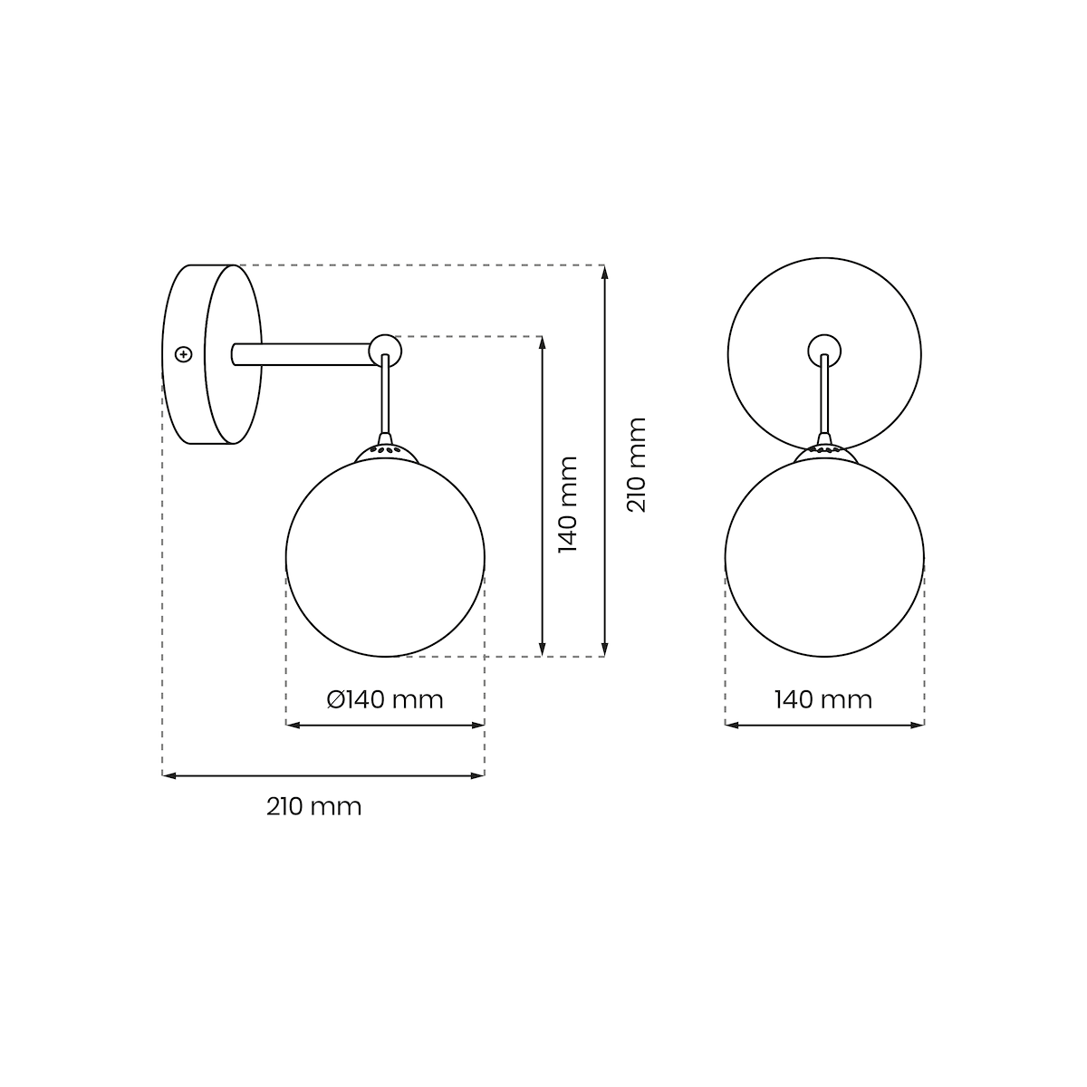 MiLagro Kinkiet REFLEX 1xE14 MLP8412