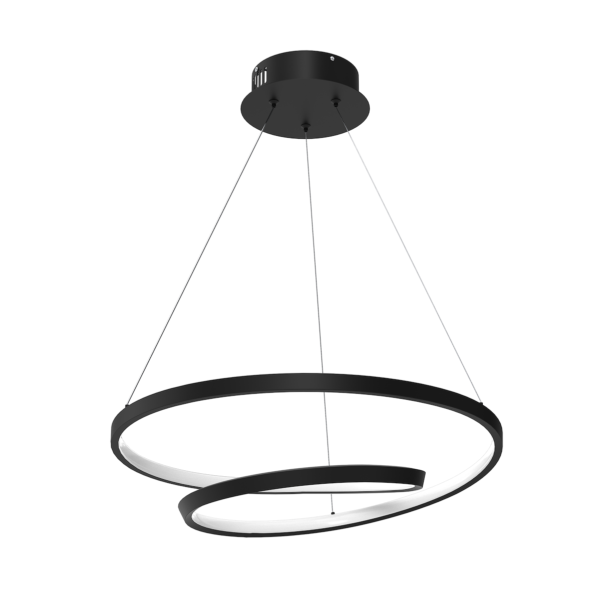 MiLagro LUCERO BLACK 48W LED stylowe oświetlenie