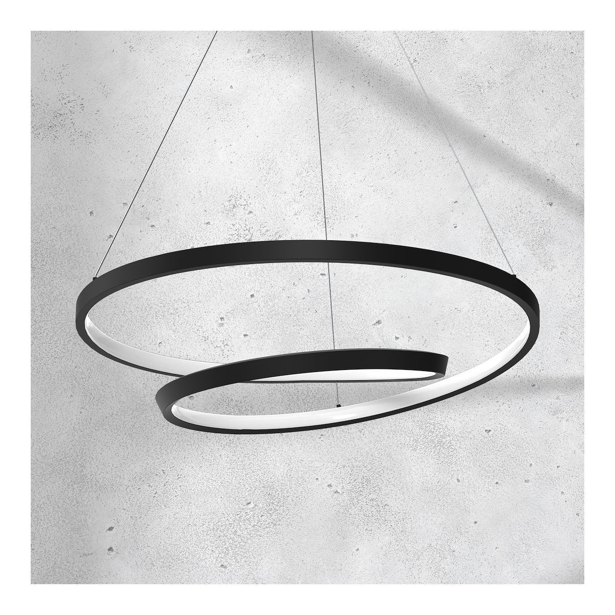 MiLagro LUCERO BLACK 48W LED stylowe oświetlenie