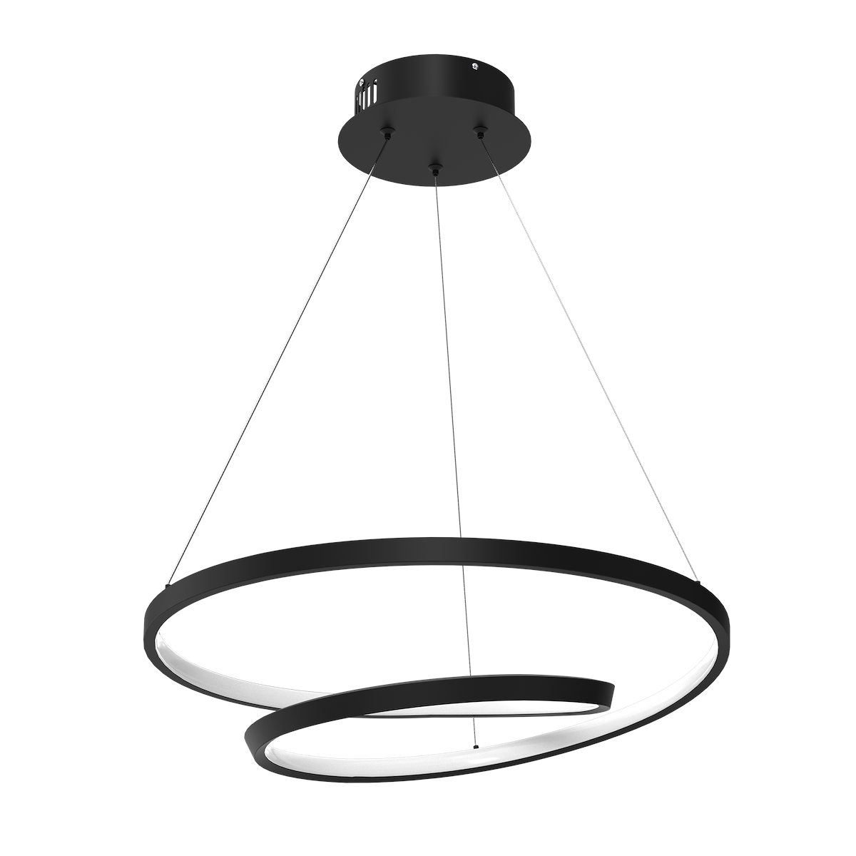 MiLagro LUCERO BLACK 48W LED stylowe oświetlenie