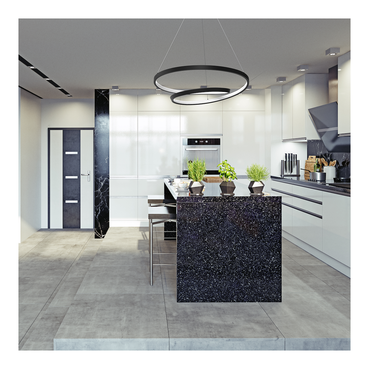 MiLagro LUCERO BLACK 48W LED stylowe oświetlenie