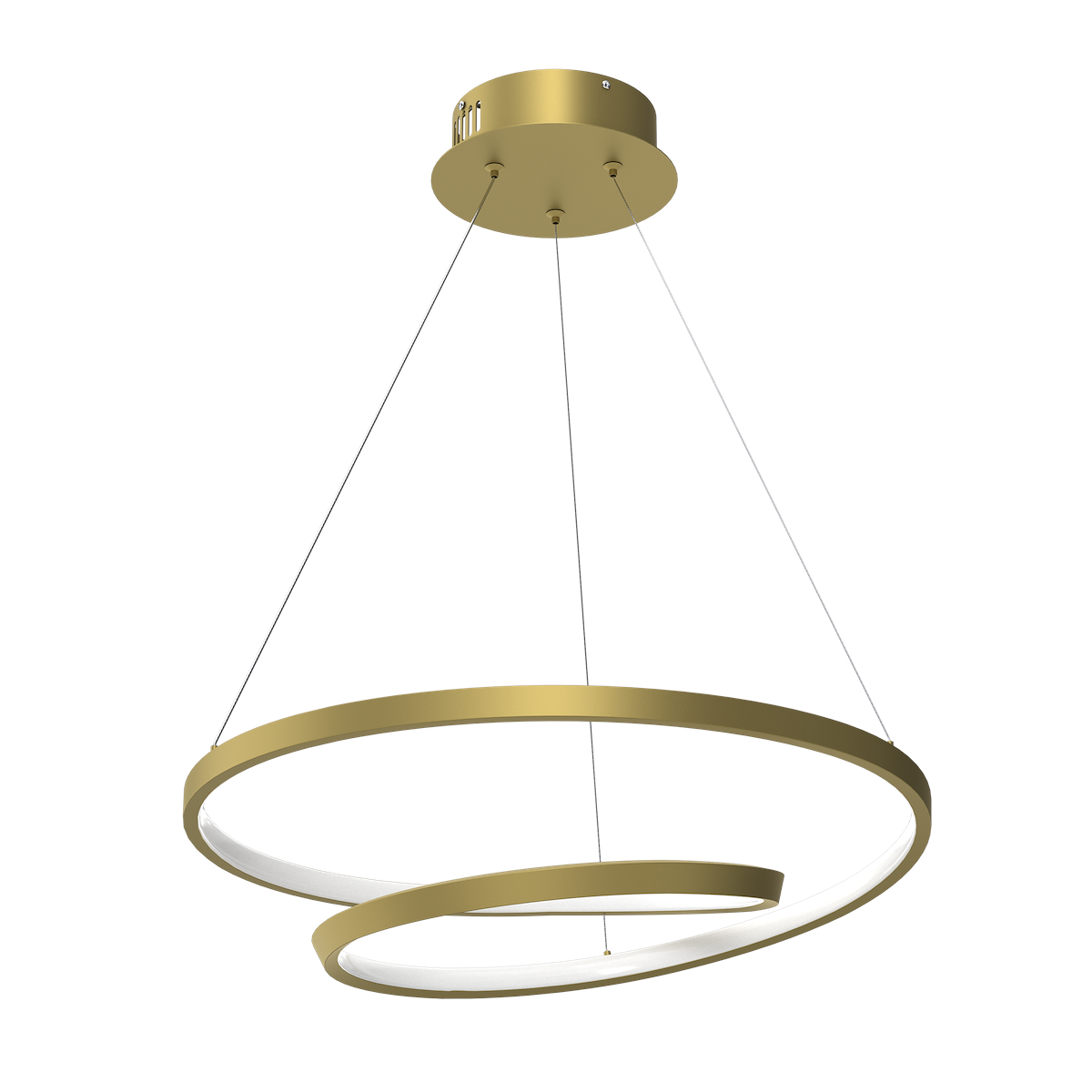 MiLagro LUCERO GOLD LED nowoczesne oświetlenie