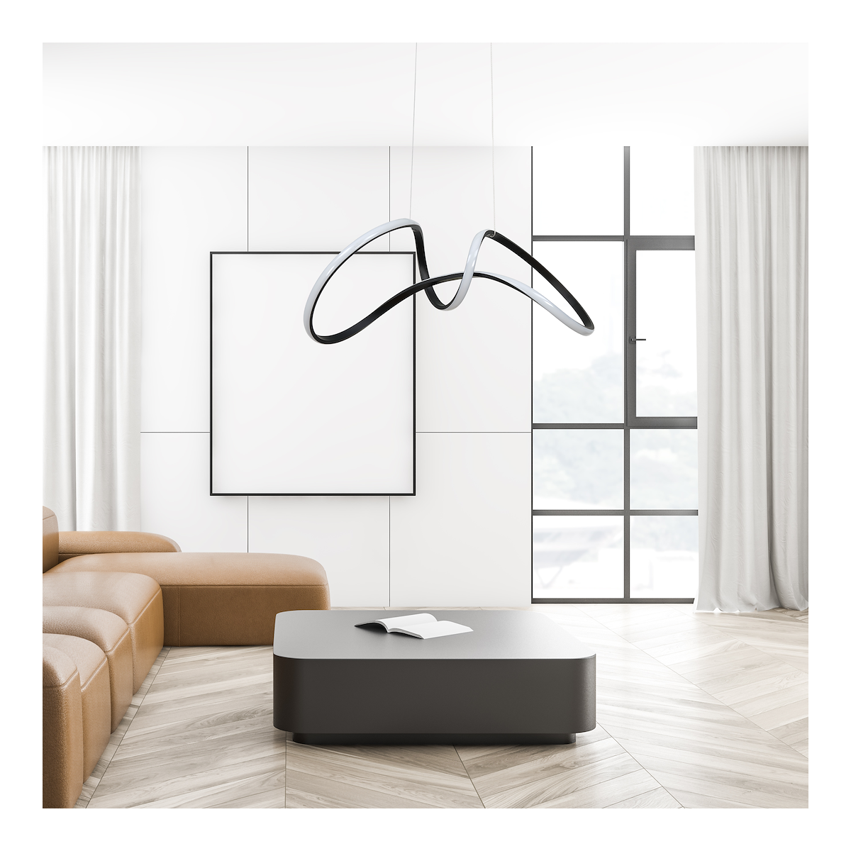 MiLagro TESORO BLACK LED efektowne oświetlenie
