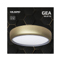 MiLagro GEA GOLD 36W niepowtarzalne oświetlenie wnętrza