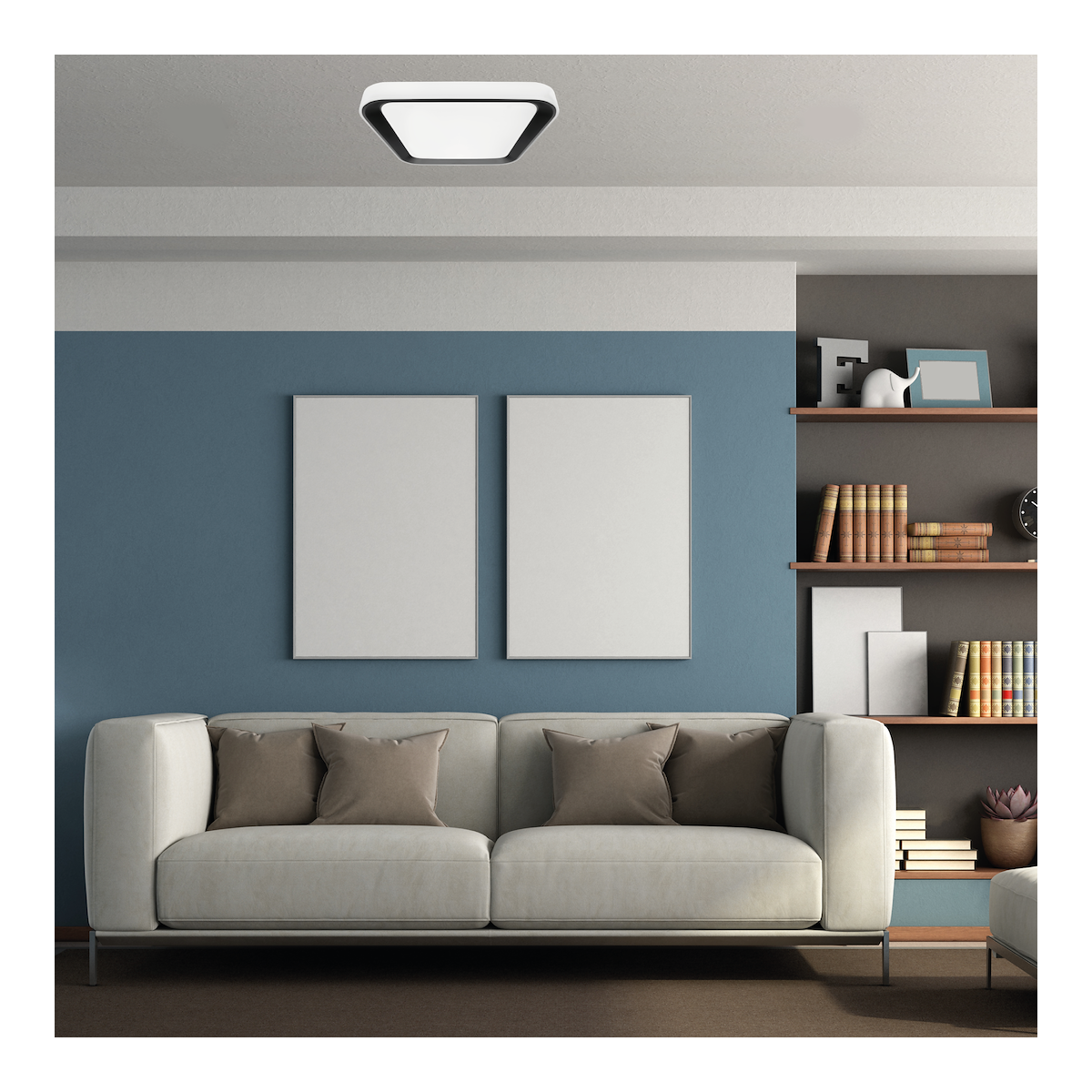 MiLagro QUADRO BLACK 38W niepowtarzalne oświetlenie wnętrza