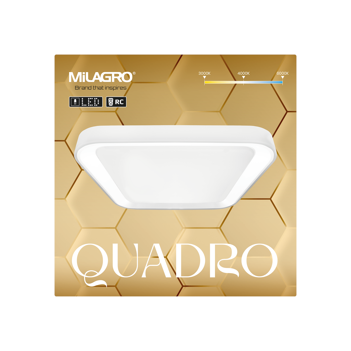 MiLagro QUADRO 66W LED nowoczesne lampy do wnętrz