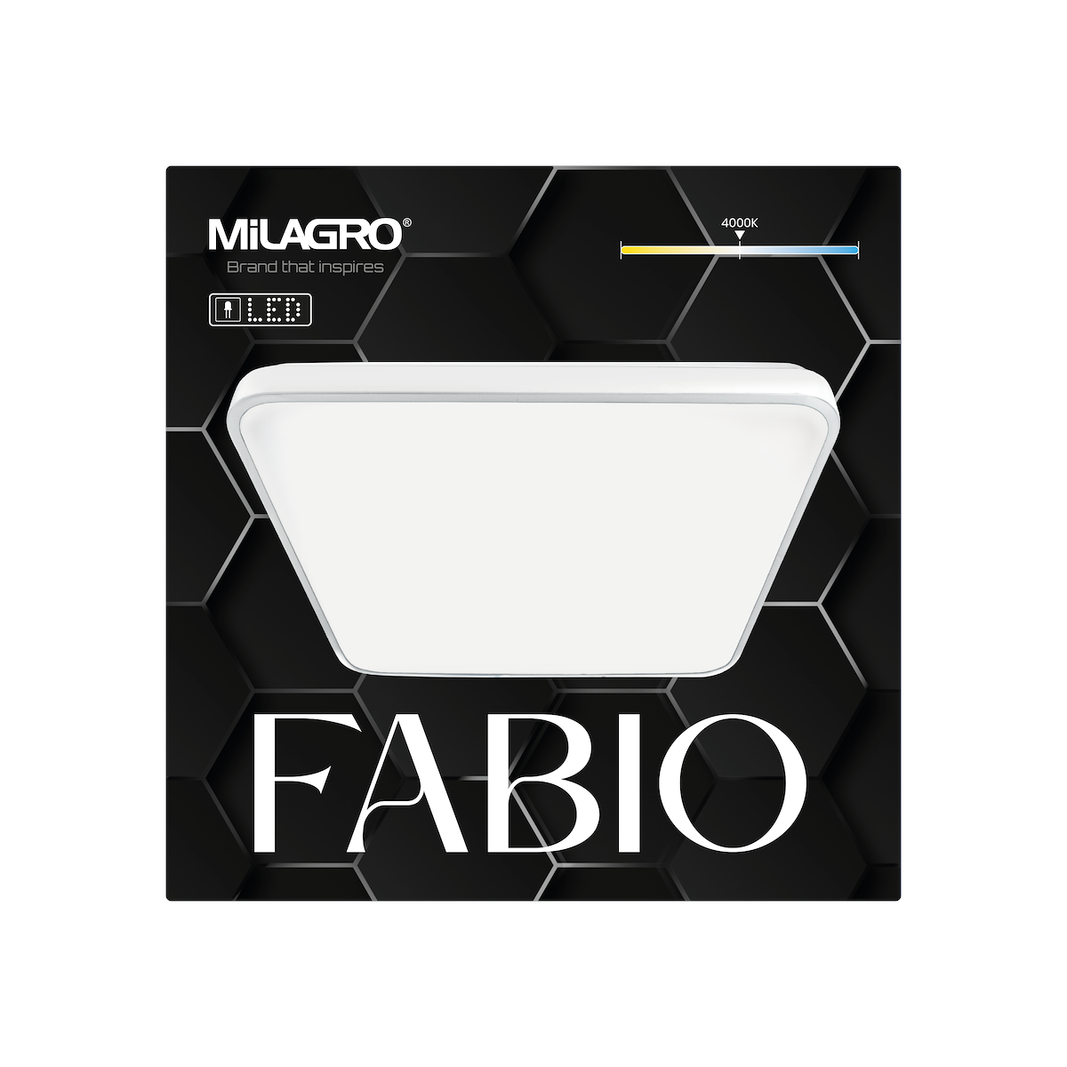 MiLagro FABIO Biały 23W oświetlenie klasy premium