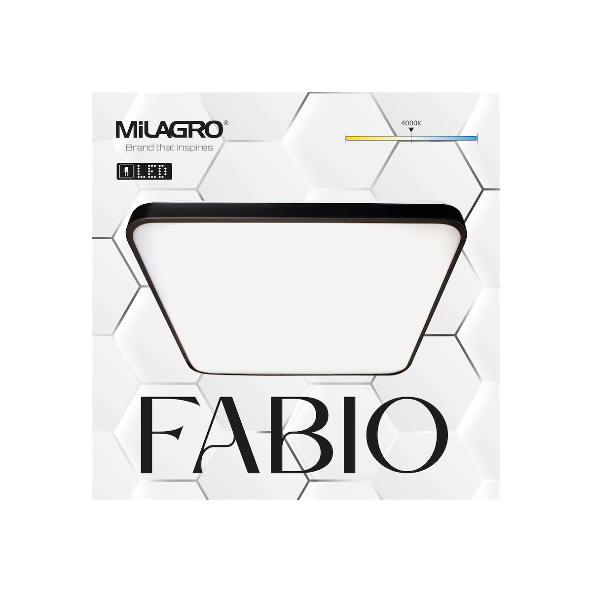 MiLagro FABIO BLACK 23W wyjątkowy element aranżacji