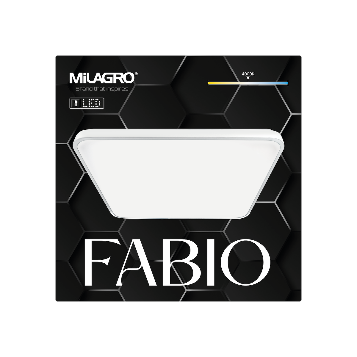 MiLagro FABIO Biały 35W wyjątkowe oświetlenie