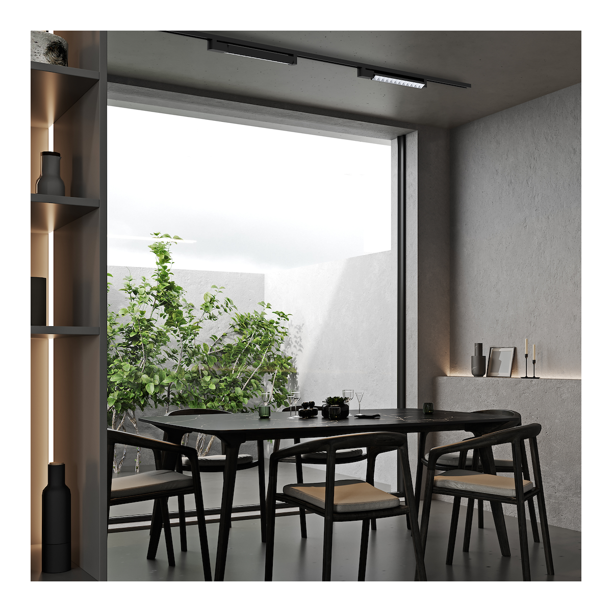 MiLagro CYBER BLACK 28W LED wyjątkowa iluminacja