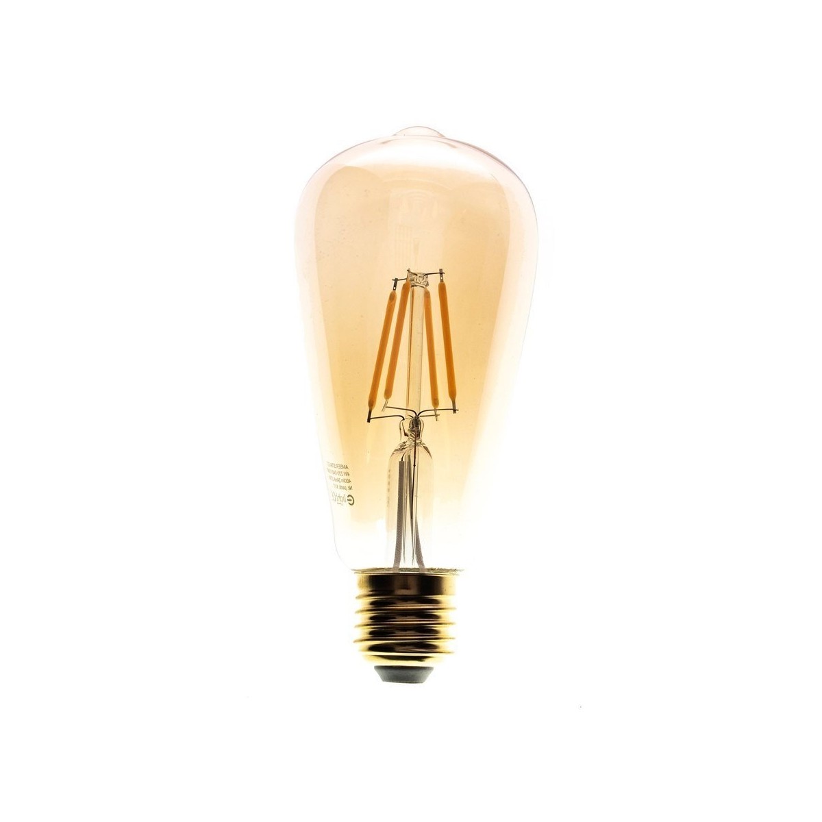 MiLagro Żarówka Filamentowa ST64 Amber nowoczesne lampy do wnętrz