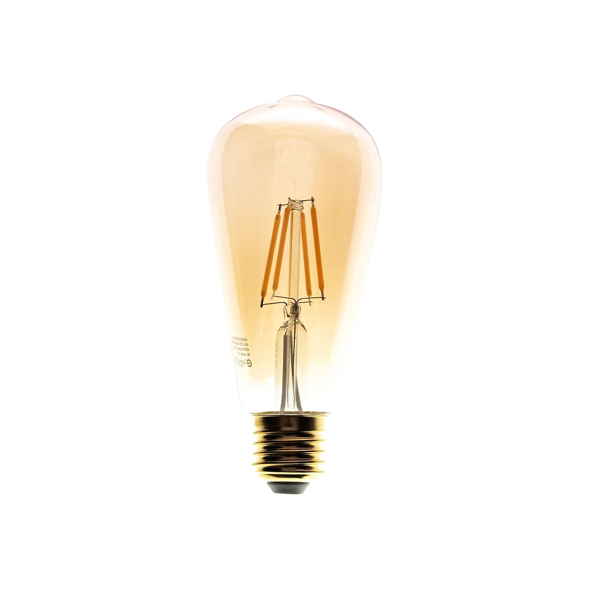 MiLagro Żarówka Filamentowa ST64 Amber nowoczesne lampy do wnętrz