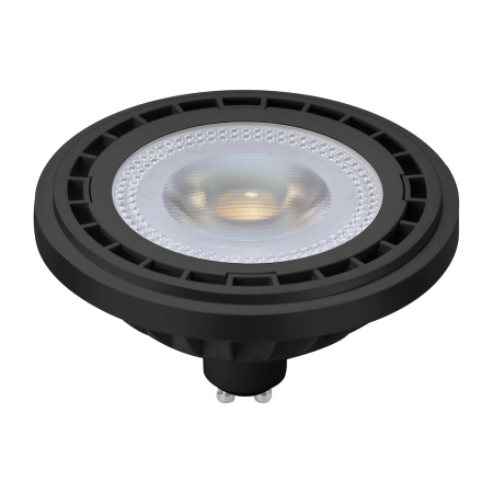 MiLagro Żarówka LED AR111 Czarna 10W nietuzinkowe oświetlenie