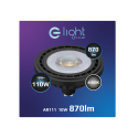 MiLagro Żarówka LED AR111 Czarna 10W nietuzinkowe oświetlenie