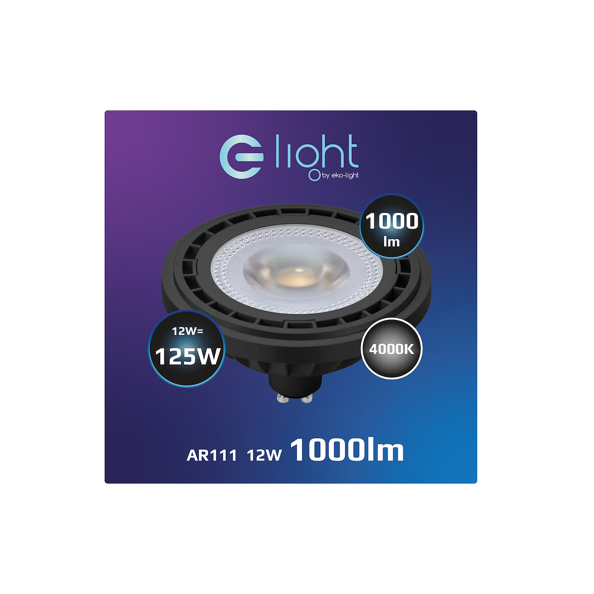 MiLagro Żarówka LED AR111 12W GU10 oryginalne źródło światła