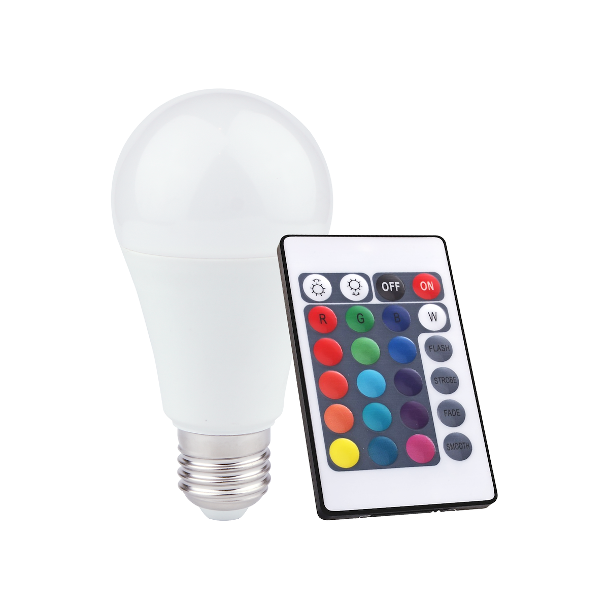 MiLagro Żarówka LED RGB z Pilotem stylowe oświetlenie